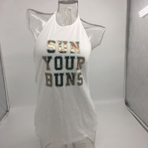 Victoria's Secret Halter Sun Your Buns Tank Top